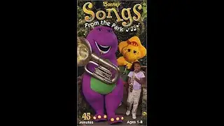 Barney Songs from the Park 2003 VHS