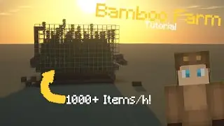 Minecraft Bamboo Farm 1000 Items/h! | Minecraft 1.18.2