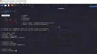 Kali Linux worldlist yaratmaq ( cupp ) 2024