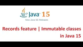 Java 15 new features | Records in Java 15 | Java Beam
