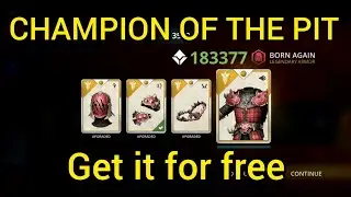 GET CHAMPION OF THE PIT SET FOR FREE | champion of the pit event| shadow fight 3