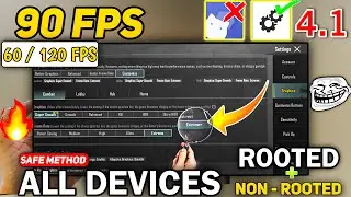 🔥 90 & 120 FPS BEST GFX TOOL FOR BGMI/PUBG 4.1 | Unlock 120 & 90 FPS Best Gfx tool for Pubg/bgmi 4.2