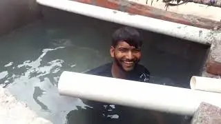 शौचालय के टंकी में गिर गया  #newvideo  #viral  #trainding  #pointsanjubhai