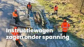 Instructiewagen: zagen onder spanning