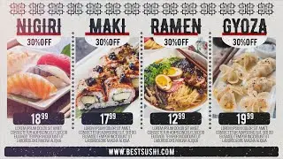 Asian Restaurant menu