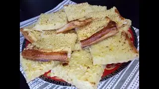 Перемеч с картофелем из слоёного теста
