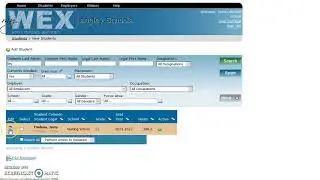 Change a placement via student search on mywex.ca