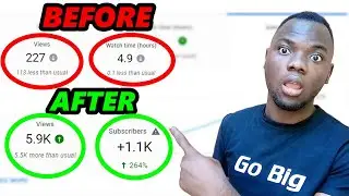 If Your Channel Is Not Growing Do This Now!