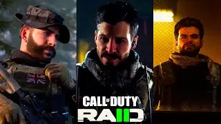 ALL RAID CUTSCENES IN COD MODERN WARFARE 2! (Episodes 1-3)