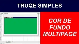 ALTERAR COR de FUNDO de PÁGINA de MULTIPAGE Excel VBA