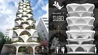 | Rhino 7 - Facade Modeling (Architectural Modeling)
