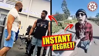 When TOUGH GUYS Can't HANDLE Real Street Fights and Get HUMBLED!!!