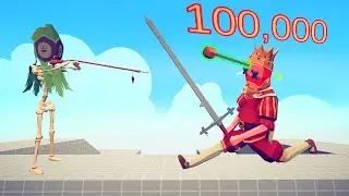 100K DMG BLOWDARTER vs UNITS | TABS - Totally Accurate Battle Simulator