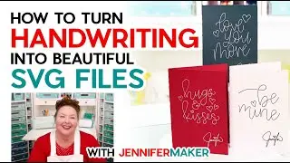 5 Ways To Make SVG Cut Files From Your Writing | Signatures & Writing to SVG File | Cricut Crafting!