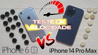 #iPhone #pixel #jrtech Teste de Velocidade: Apple iPhone 6S vs Apple iPhone 14 Pro Max ✔️