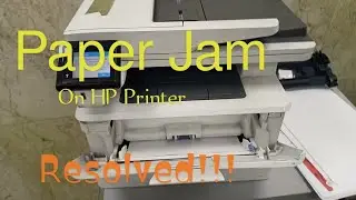 HP Laserjet Pro MFP M428fdw: Paper Jam in HP printer
