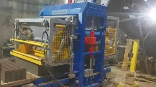 Производство двухслойной тротуарной плитки 40 мм, на вибропрессе Рифей Буран 2А