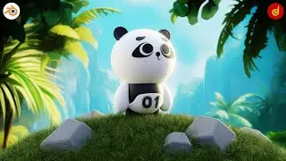 Blender Cute Panda 3D Modeling | Cute Panda in Blender | Blender Cute Panda Tutorial | Part 01