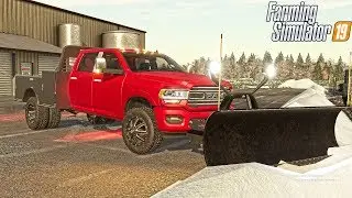 RAM 2020 PLOW TRUCK | WINTERIZING THE FARM | FARMING SIMULATOR 2019