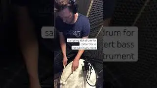 Took a kick drum, made it sound like a concert bass drum for a Kontakt instrument. #shorts #composer