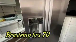 Geladeira  brastemp brs70  com gelo / bloqueio não degela