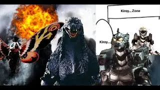 Godzilla and Kiryu's day out