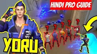 INSANE YORU Guide u Need You Ever need in valorant acsent map in Hindi #valorant #yoru