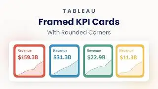 How to Frame KPI Cards in Tableau for a Clean Rounded Corner Design