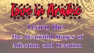 Love in Arabic: The Beautiful Stages of Affection and Devotion