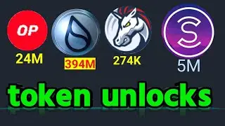 how to token unlocks Alert crypto bd