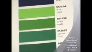 Farbübersicht matte Oberfläche - Auto bekleben - Farbveränderung durch Folie - Folierung