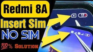 Redmi 8a अगर नो सीम आ रहा तो बस एक जंपर से insert सिम बनाये | Redmi 8A Sim Card Not working