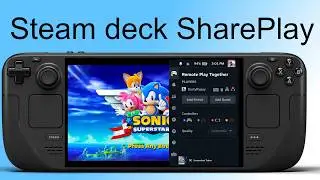 How to SharePlay on Steamdeck! (play local games online)