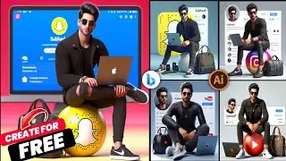 New Trending 3D AI Social Media Profile Name Photo Editing | Viral Ai Photo Editing | Bing AI Image