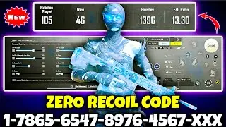 🔥Bgmi sensitivity settings 2026 🥵 | Bgmi best sensitivity settings 😱| Zero recoil sensitivity bgmi.