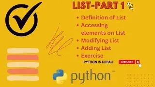 List Part-one in Nepali