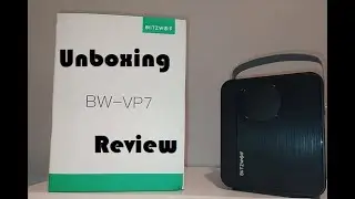 Unboxing BlitzWolf VP7 Mini WiFi LED Projector (bangood)