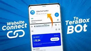 Telegram bot Connect To TeraBox Website | Connect TeraBox Account To Bot | VideoToolTeraBot Connect