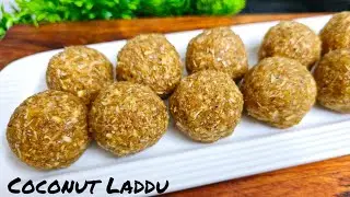 Coconut Jaggery Laddu | Coconut Laddu | Coconut Jaggery Laddu Recipe | Healthy Laddu