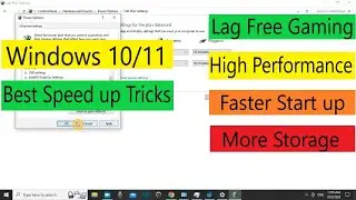 How to Speed Up Your Windows 10/ 11 to Maximum Performance for free (Best Settings & Tricks)