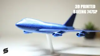 Prusa Mini Time Lapse || 3D Printed Boeing 747SP