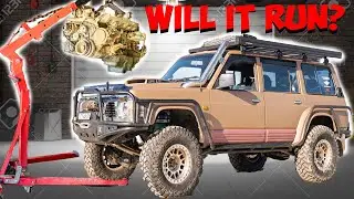I engine swapped my 4wd! TD42 GQ Patrol