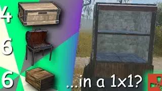 RUST | How To  Maximize Storage in Loot Room (1x1 Tutorial )