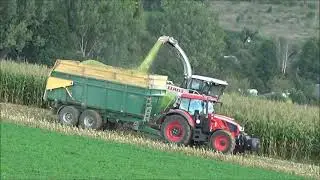 Siláže 2023 Claas Jaguar 940 6x John Deere, Tatra Phoenix a Zetor Crystal