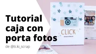 Tutorial caja y portafotos de @ti.ki_scrap con TEMPO