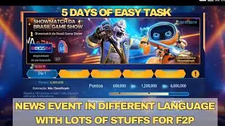Lords mobile - News Event in different language || Easy task with artifacts coins & many more