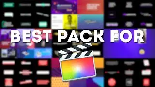 Best titles graphics and transitions pack for FCP X | titles, transitions, generators, graphics