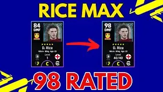 How to max D. Rice in efootball 2023 mobile | D. Rice Max stats | pes mobile