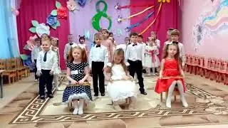 Оркестр шумовых инструментов. 8 Марта- старше подготовительная группа - 