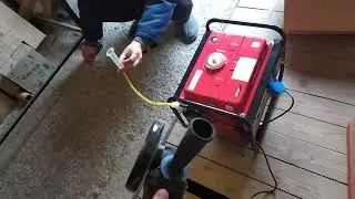 Бензогенератор EDON PT-1000 NEW. Проверка перед отправкой